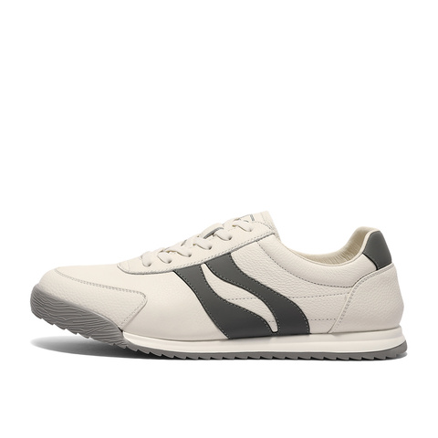 森达板鞋男2025春新商场同款双鱼系列户外休闲小白鞋1UY01AM5