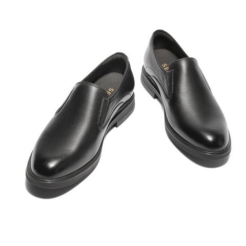 森达商务皮鞋男2025春新商场同款职业通勤正装皮鞋K4Y01AM5