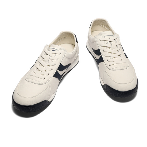 森达板鞋男2025春新商场同款双鱼系列户外休闲小白鞋1UY01AM5