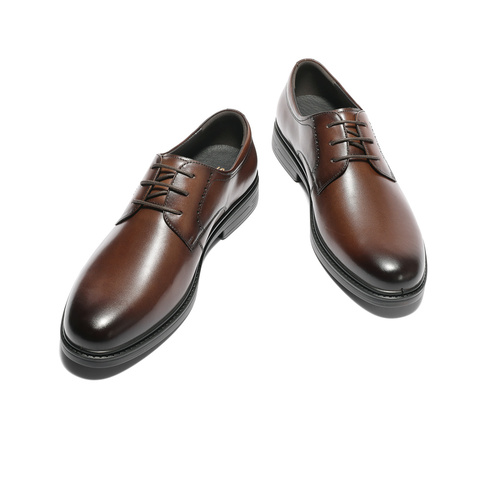 森达正装皮鞋男子2025年春新商场同款职场通勤商务鞋1UK01AM5