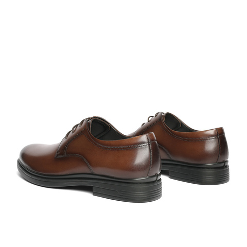 森达正装皮鞋男子2025年春新商场同款职场通勤商务鞋1UK01AM5