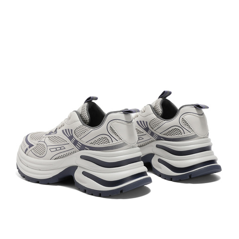 森达老爹鞋女款2025春季新款户外运动风厚底潮流休闲鞋ZTF32AM5