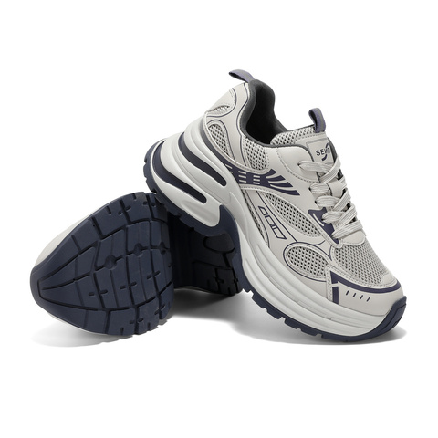 森达老爹鞋女款2025春季新款户外运动风厚底潮流休闲鞋ZTF32AM5