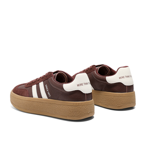 森达板鞋女2025春新商场同款德训户外厚底休闲鞋SUY01AM5