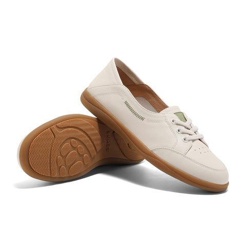 森达轻巧可可女款2025春季新款商场同款休闲小白鞋4WGF7AA5