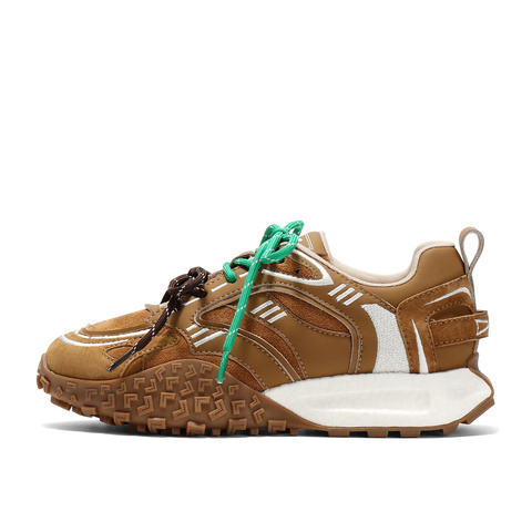 森达可可拿铁女款2025春季新款运动风户外休闲阿甘鞋ZTF45AM5