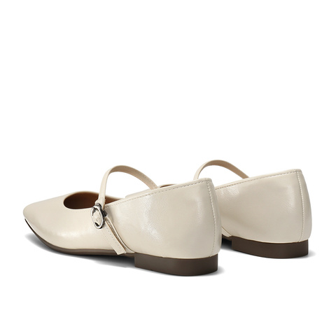 森达玛丽珍女款2025春季新款气质芭蕾平底浅口单鞋ZTF33AQ5