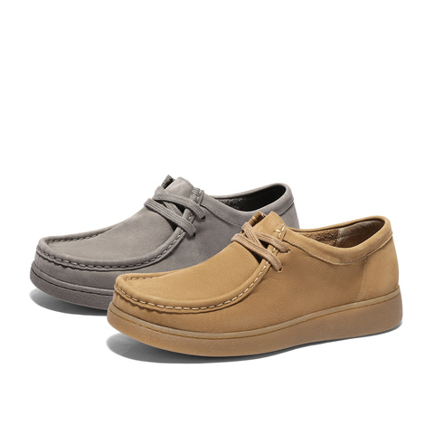 森达奶冻可可男2025春季新款商场同款轻便舒适平底休闲鞋K4Q01AM5