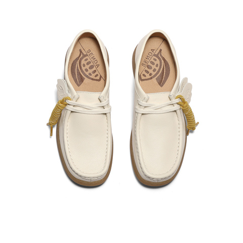 森达袋鼠鞋女款2025春季新款商场同款奶冻可可休闲鞋4SR20AM5