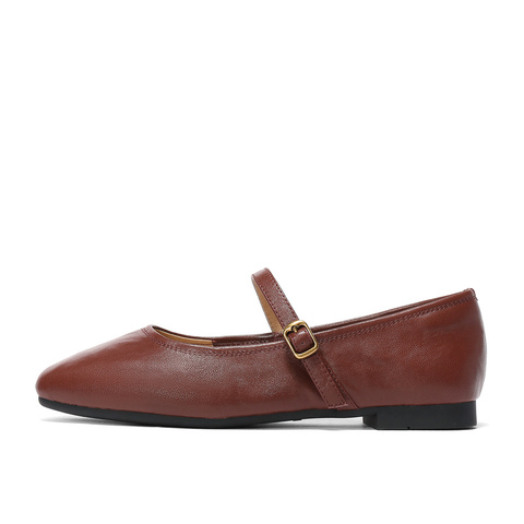 森达玛丽珍鞋女款2025春季新款商场同款芭蕾平底浅口单鞋XLT01AQ5