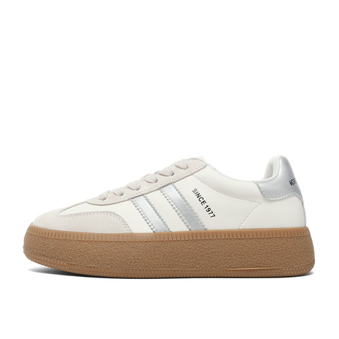 森达板鞋女2025春新商场同款德训户外厚底休闲鞋SUY01AM5