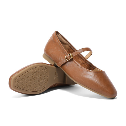 森达玛丽珍鞋女款2025春季新款商场同款芭蕾平底浅口单鞋XLT01AQ5