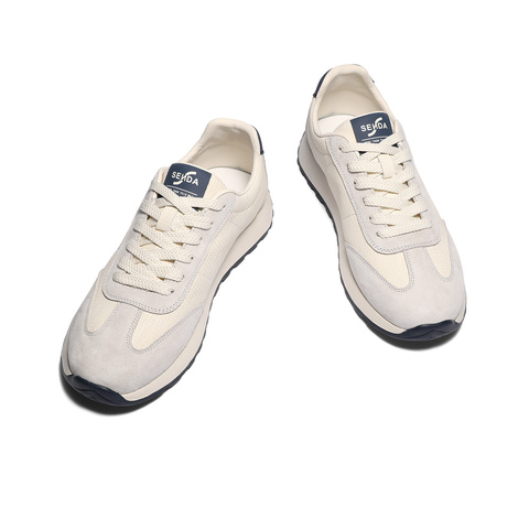 森达阿甘鞋男款2025春新商场同款户外跑步运动休闲板鞋1VC01AM5