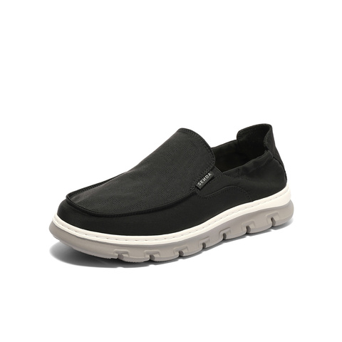 森达布鞋男2025夏季新款商场同款一脚蹬轻便舒适休闲鞋1WR01BM5