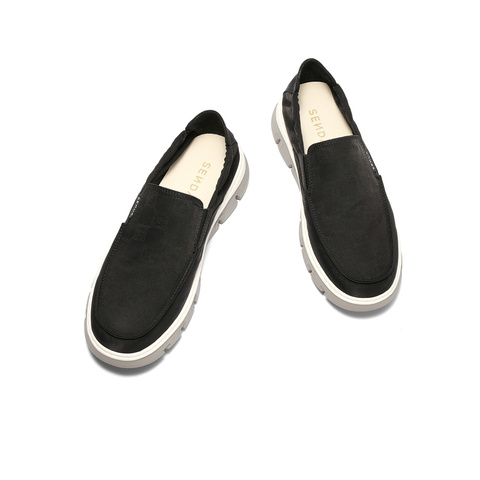 森达布鞋男2025夏季新款商场同款一脚蹬轻便舒适休闲鞋1WR01BM5