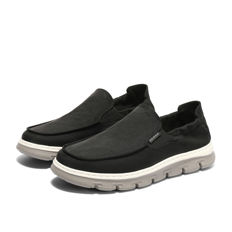 森达布鞋男2025夏季新款商场同款一脚蹬轻便舒适休闲鞋1WR01BM5