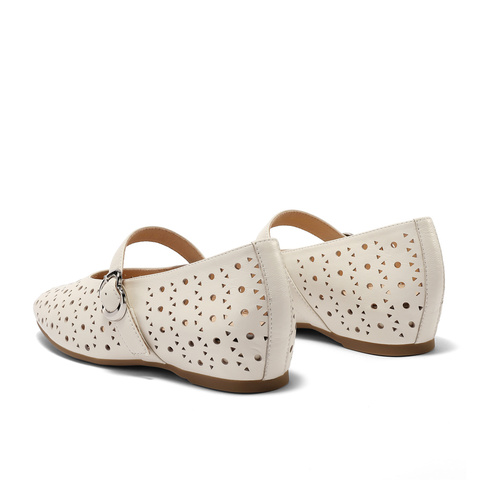 森达玛丽珍鞋女款2025夏新商场同款镂空透气平底单鞋XMB01BQ5