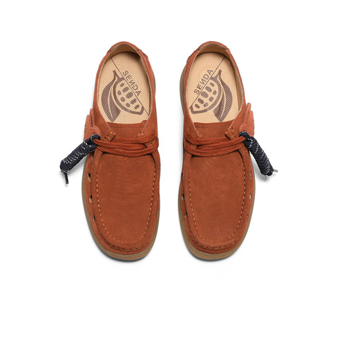 森达芝士可可女款2025春新舒适镂空休闲袋鼠鞋4SR21AM5