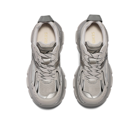 森达老爹鞋女款2025春新商场同款户外厚底休闲运动鞋XNB01AM5