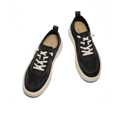 森达布鞋男款2025夏季新款商场同款舒适行走厚底休闲鞋K5H01BM5