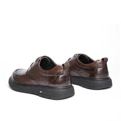 森达正装皮鞋男款2024春新款通勤舒适平底商务皮鞋ZYC11AM5