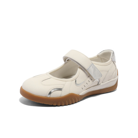 森达月牙鞋玛丽珍女款2025春季新款浅口运动休闲鞋4NR03AQ5