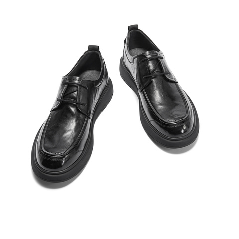 森达正装皮鞋男款2024春新款通勤舒适平底商务皮鞋ZYC11AM5