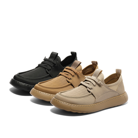 森达布鞋男款2025夏季新款商场同款轻便户外健步休闲鞋1WP01BM5