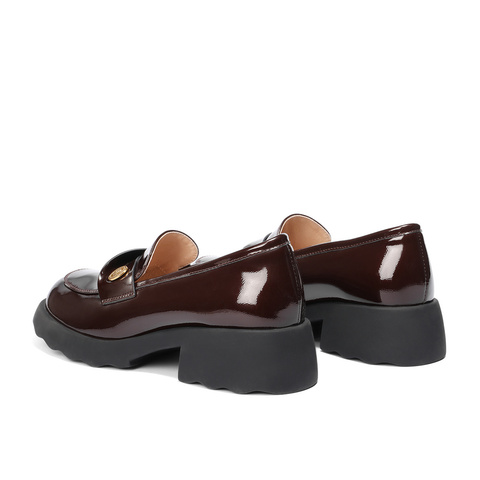 森达乐福鞋女2025春新商场同款一脚蹬厚底舒适单鞋XNE01AA5