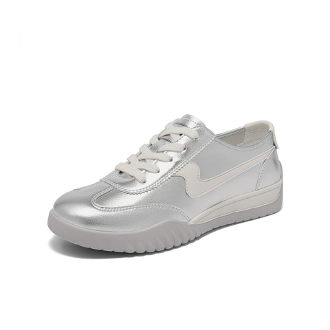 森达板鞋女款2025夏新商场同款户外运动跑步休闲鞋4NR28BM5