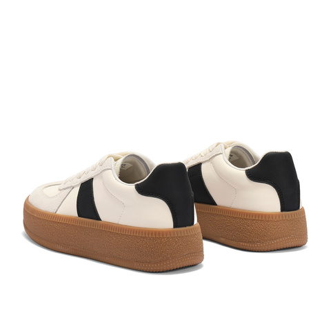 森达德训鞋女款2025春新拼接户外厚底休闲板鞋ZTF66AM5