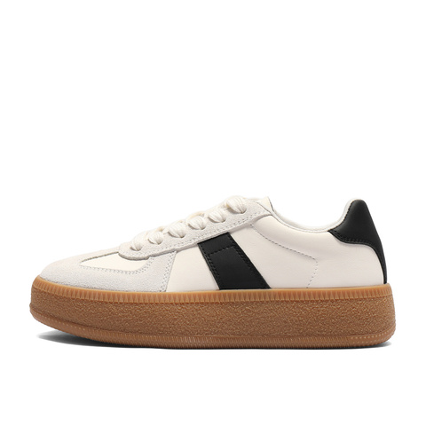 森达德训鞋女款2025春新拼接户外厚底休闲板鞋ZTF66AM5