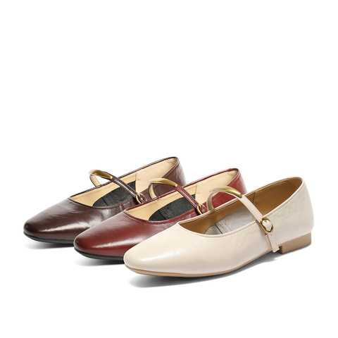 森达玛丽珍鞋女款2025秋新商场同款简约时尚浅口单鞋XNY01CQ5