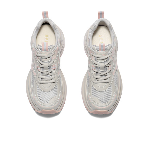 森达老爹鞋女款2025夏新户外厚底显高休闲运动鞋ZTG29BM5