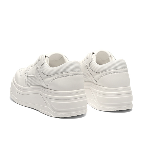 森达小白鞋女款2025夏季新款商场同款厚底显高休闲鞋XPE01BM5