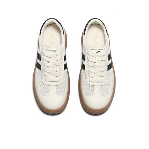 森达德训鞋女款2025夏季新款拼接舒适厚底户外休闲板鞋ZTG24BM5