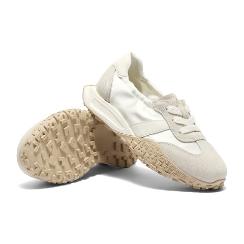 森达阿甘鞋女款2025秋新运动风跑步拼接厚底休闲鞋WP022CA5