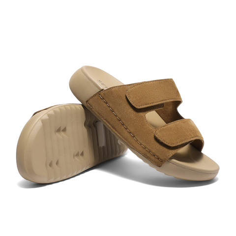 森达勃肯鞋女2025夏季新款外穿舒适厚底休闲凉拖鞋WP011BT5