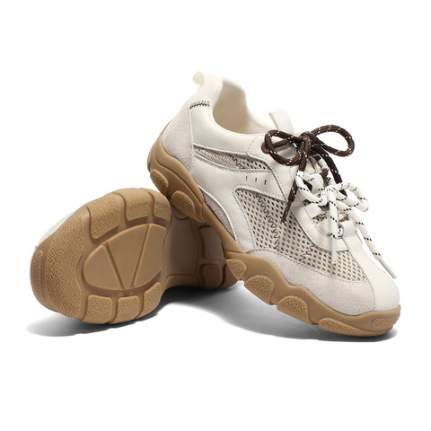 森达阿甘鞋女款2025夏季新款舒适透气运动风厚底休闲鞋ZTG28BM5