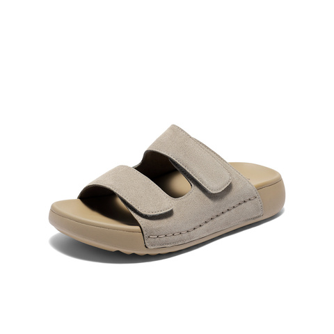 森达勃肯鞋女2025夏季新款外穿舒适厚底休闲凉拖鞋WP011BT5