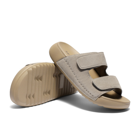 森达勃肯鞋女2025夏季新款外穿舒适厚底休闲凉拖鞋WP011BT5