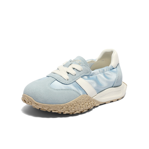 森达阿甘鞋女款2025秋新运动风跑步拼接厚底休闲鞋WP022CA5