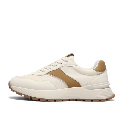 森达阿甘鞋男2025秋季新款户外运动风厚底休闲鞋QJ005CM5