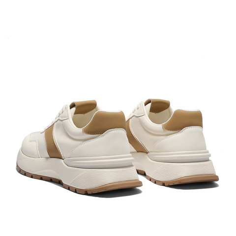 森达阿甘鞋男2025秋季新款户外运动风厚底休闲鞋QJ005CM5