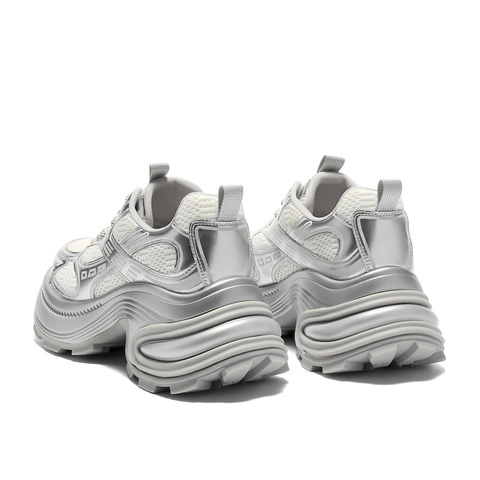 森达网面鞋女款2025秋新商场同款运动风休闲老爹鞋XQR01CM5