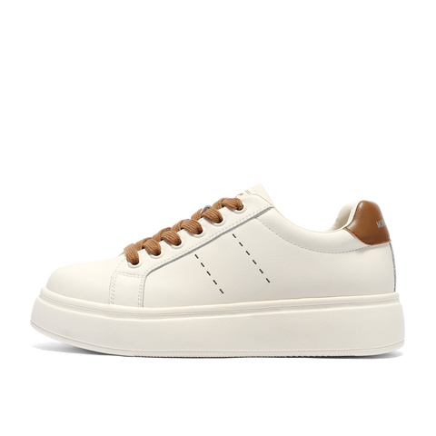 森达小白鞋女款2025秋新经典百搭休闲板鞋ZTH33CM5