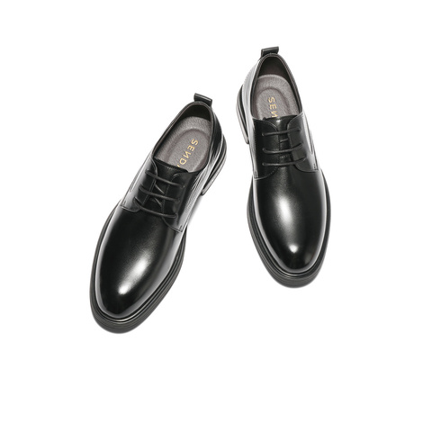 森达正装皮鞋男2025秋季新款商场同款职场通勤商务鞋1YS01CM5