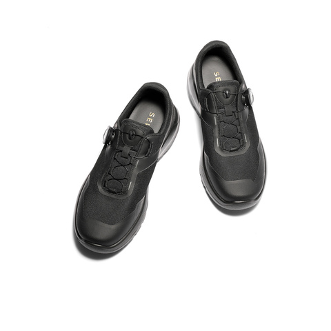 森达健步鞋男2025秋新户外运动风时尚厚底休闲鞋QJ006CM5