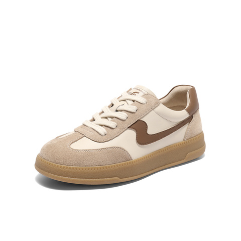 森达德训鞋女款2025秋新商场同款运动休闲小白板鞋4HOC7CM5