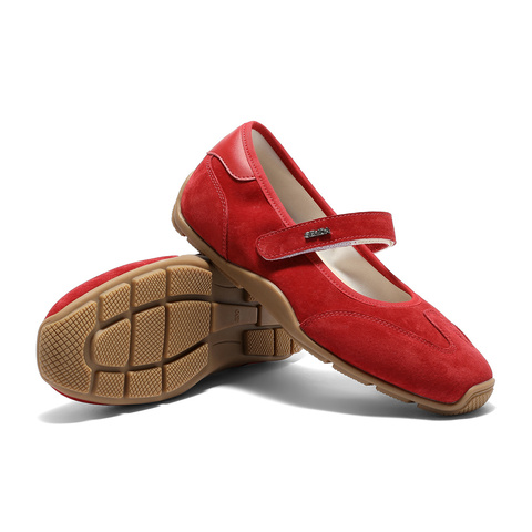 森达玛丽珍女款2025秋季新款运动风德训户外休闲鞋ZTH39CQ5